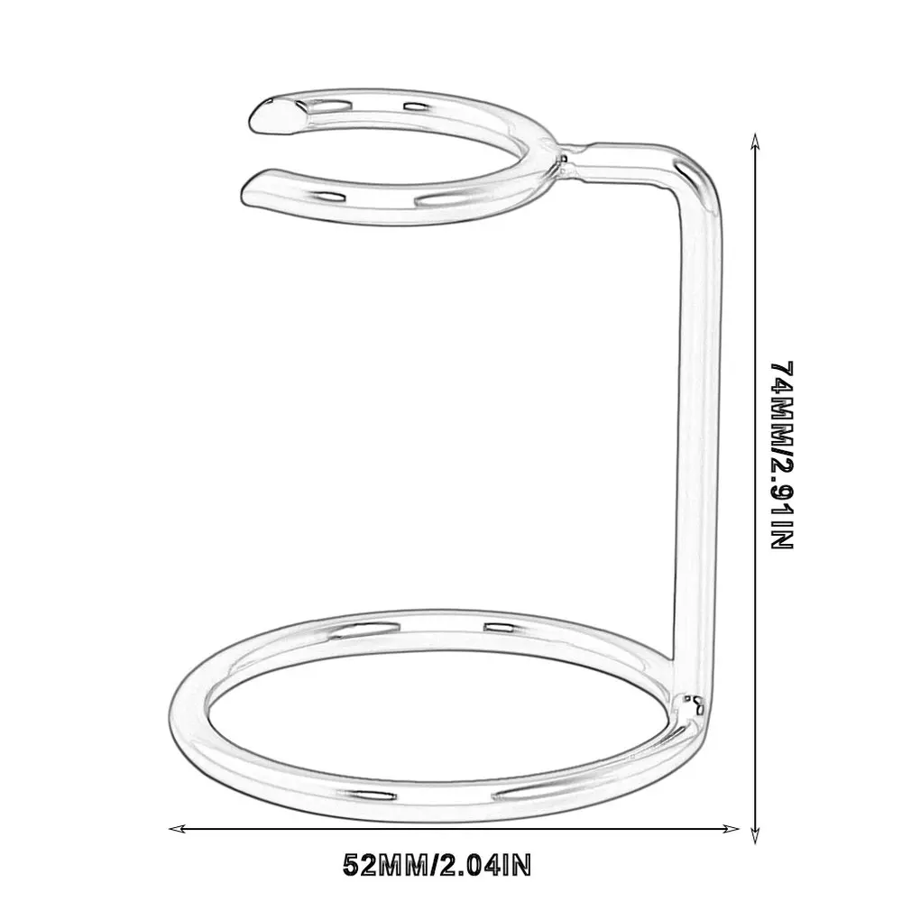 37896 Одиночная железная бритвенная щетка из сплава для мужчин, держатель для бритвы, подставка для хранения, держатель для бритвы, подвесная бритва, многофункциональная