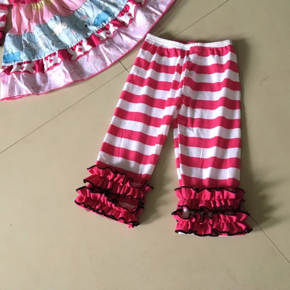 

Regular 3/4 sleeves kids style Summer and Autumn Infants and Children 3 different ruffles Baby Dress of Girls Apparel Accessory