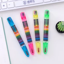 2 комплекта 21 Цвета всплывающие мелки укладчик чертежный карандаш graffitispen подарок для детей масло Пастель
