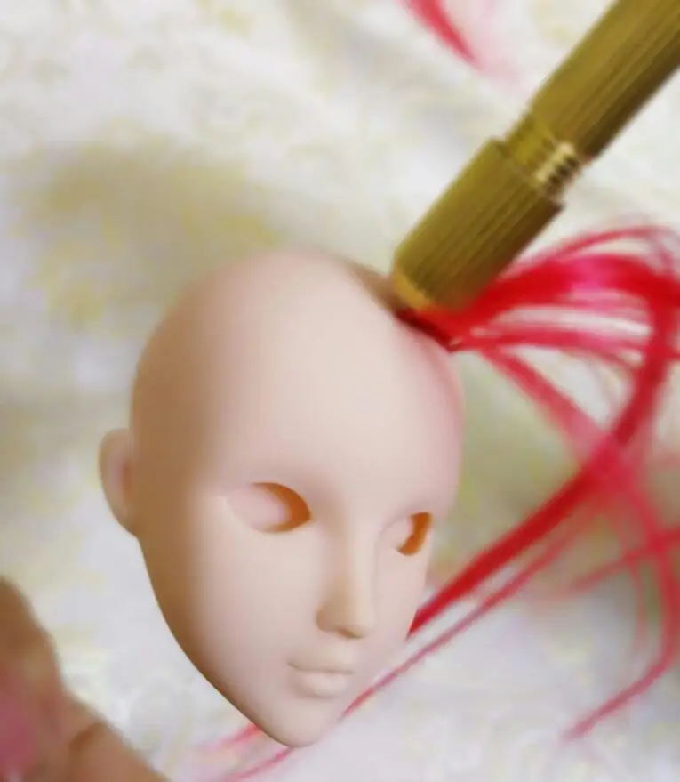 Инструменты для волос куклы аксессуары установки головка BJD ob girl monster Doll head|Куклы|