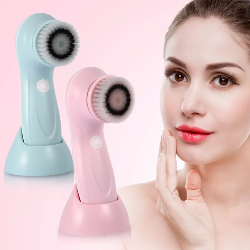 USB Rechargeable Electric Wash Brush Face Spa Cleaner Rotating Pore