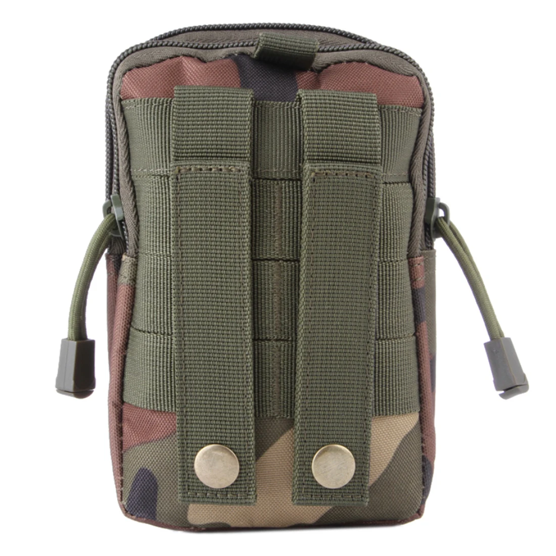 Водонепроницаемый Оксфорд мобильный телефон поясная сумка телефон тактическое оборудование сумка для CS наружные военные игры-джунгли камуфляж - Цвет: Зеленый
