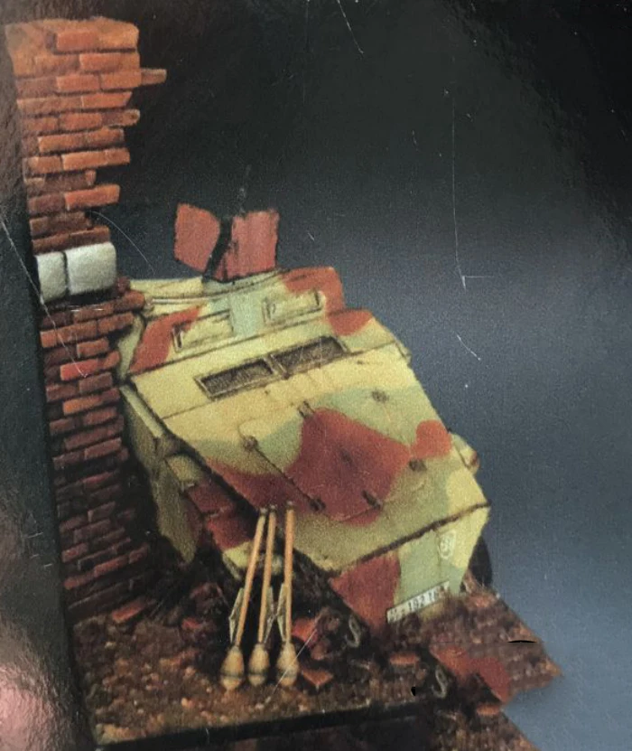 1/35 сборка каучуковая фигурка комплект битва Sdk. fz сцена база