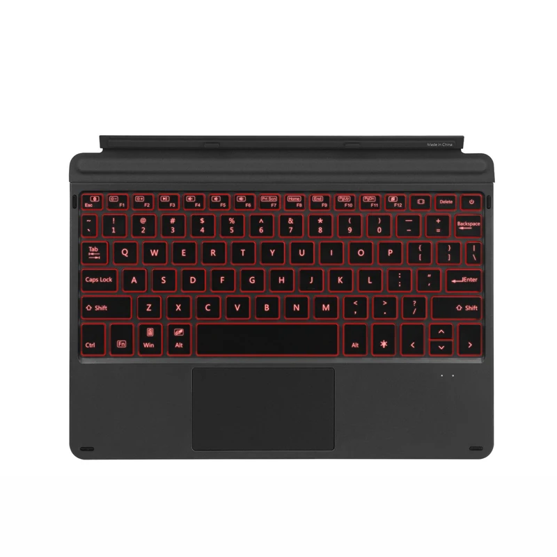 [Новинка] Bluetooth Keybaord для microsoft Surface go7, тонкий 7 цветов с подсветкой, беспроводной чехол Bluetooth с трекпадом+ аккумулятор 750 мАч