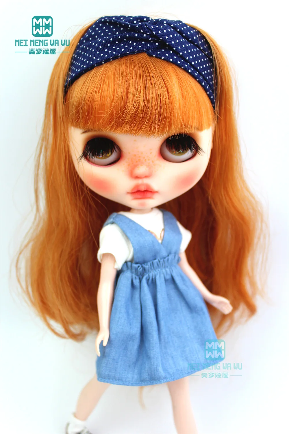 

Blyth doll clothes fashion shirt, T-shirt, denim dress cute strap skirt leather shoes for Azone accessories Girls' holiday gifts