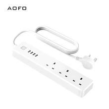 Smart Power Board Remote Application Control WiFi Surge Protector with Timer Voice Control with Alexa and Google Assistant IFTTT