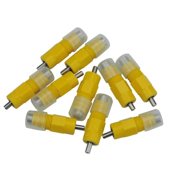 

20 pcs Automatic Chicken Water Nipple Drinker Poultry Bird Pigeon Waterer Fountain Chicken Poultry Feeding Equipment
