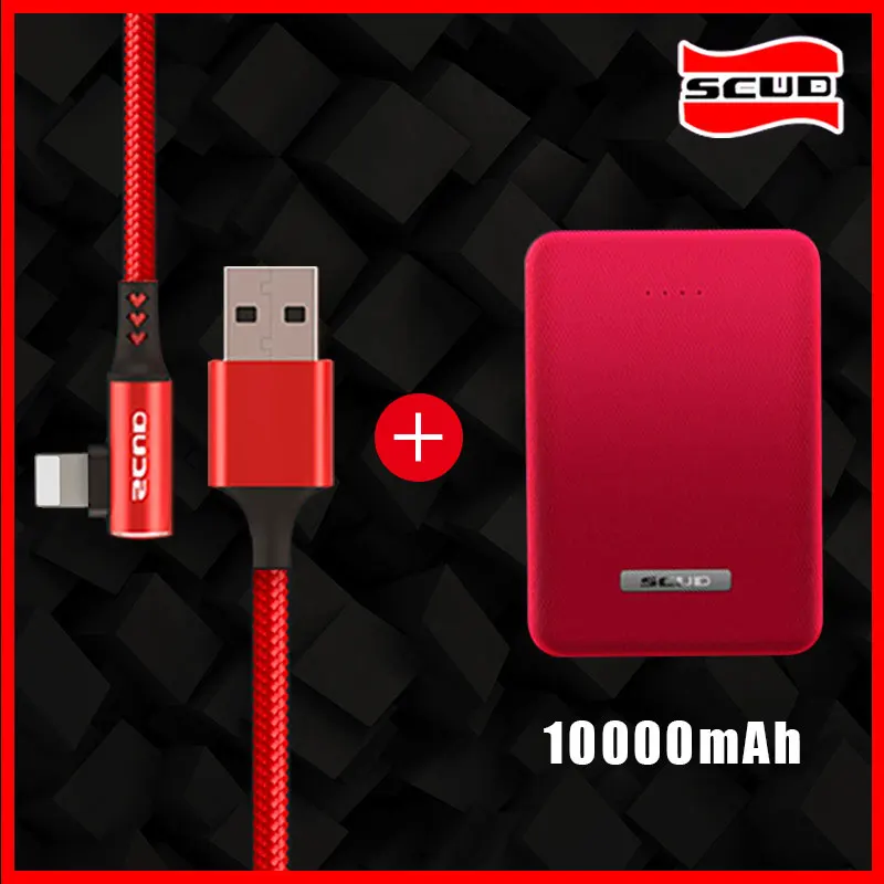 

Scud mini power bank 10000mAh + USB cable smaller slim quick powerbank for iphone X XS XR 4 4s 5 5s 6 6s 7 8 plus light phone