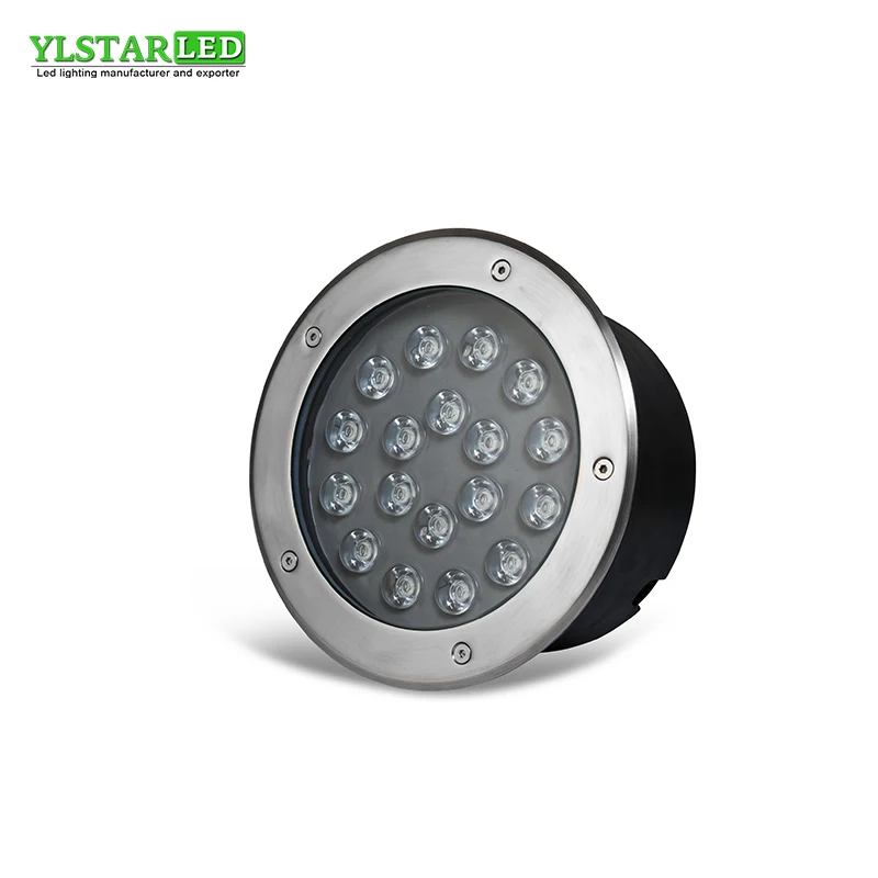 

YLSTAR free shipping 18W AC85-265V Waterproof IP67 Outdoor Underground Light Garden Buried Yard Landscape Inground Lighting