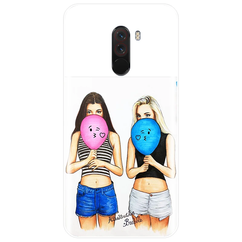 Мягкий силиконовый чехол для телефона Best Friends случай redmi Примечание 4 5 6 7 NOTE 4X 5A 4A