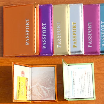 

Women Passport Covers Travel Accessories Holder PU Leather ID Bank Card Passport Business Wallet Case fashion card holder