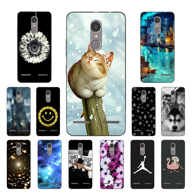 

Soft TPU Cases for Lenovo K6 Power Covers Shel Smiley Printing for Lenovo K6 K6power Combo Cover for Lenovo K 6 Phone Bag