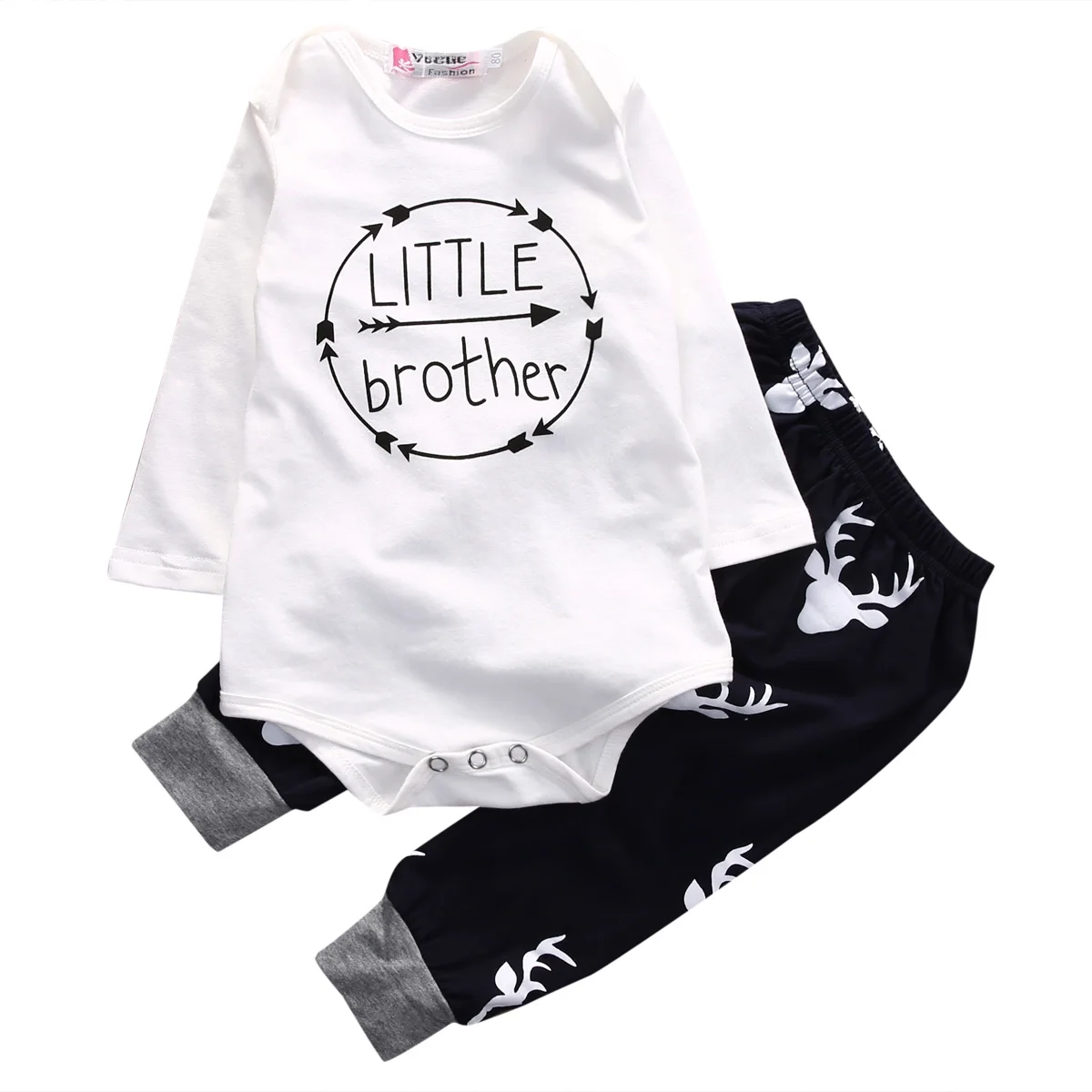 ⊱Infant Newborn Baby Boy Clothes ᐊ Little Little Brother ...