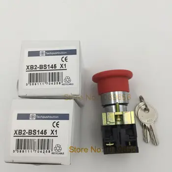 

XB2 BS145 XB2-bs145 key reset emergency stop push button switch