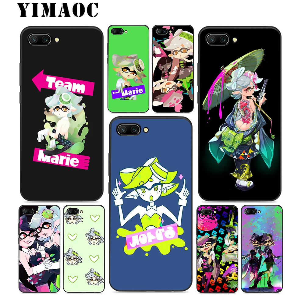 YIMAOC Team Marie Splatoon 2 Soft Silicone Case For Huawei Honor Mate 10 P20 P10 P9 P8 P Smart Y6 6A 7A 7X 7C Lite Pro 2017 2018 |