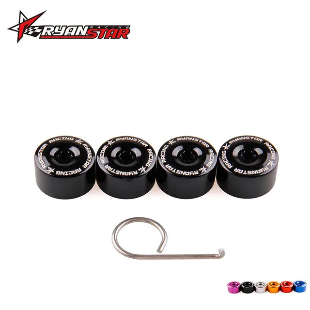 4PCS 2015 NEW items lug nuts cover purple plastic&Aluminum wheel Lug