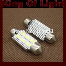 100x Canbus C5W гирлянда 6 LED SMD 5630 5730 Высокая мощность 36 мм ошибки OBC бесплатно Нет ошибки