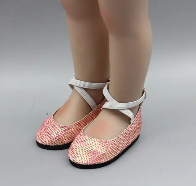 1 Pair doll shoes doll sandals for 18 inch 43cm dolls acces Christmas present