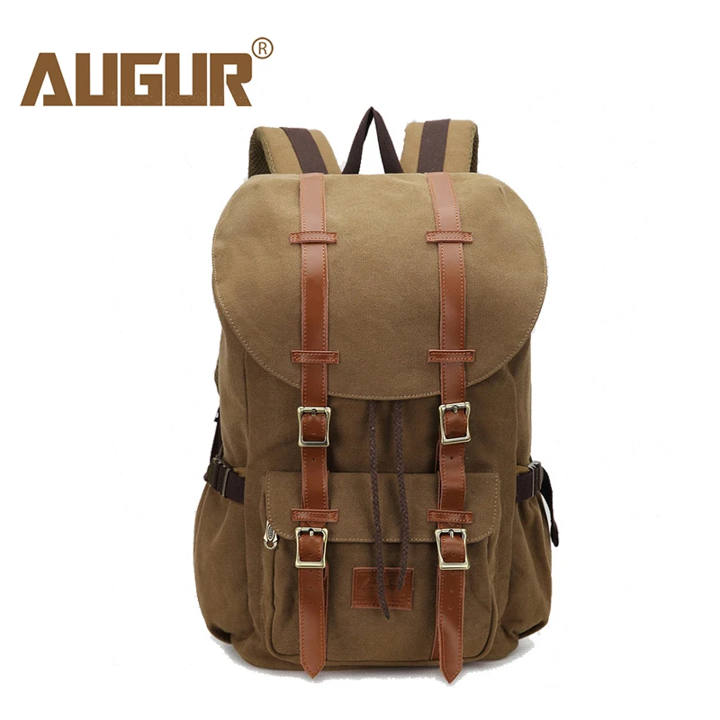 2018 NEW AUGUR Men Backpack Canvas Large Backpack Travel Bags For Men/Women Vintage Military Style Backpacks Casual School Bag 2018 NEW AUGUR Men Backpack Canvas Large Backpack Travel Bags For Men/Women Vintage Military Style Backpacks Casual School Bag
