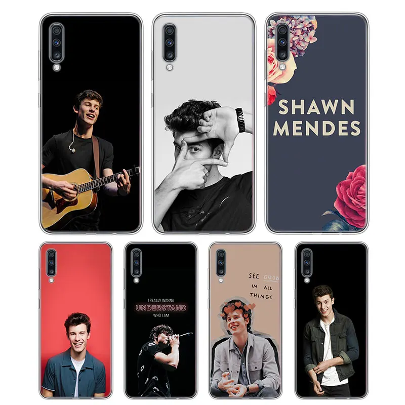

Transparent Soft Silicone Phone Case Shawn mendes for Samsung Galaxy A10 A30 A40 A50 A70 Cover