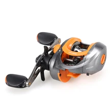 Вправо/влево катушка для заброса приманки 6,1: 1 Baitcast Рыболовная катушка 8+ 1BB упорные шариковые подшипники 12 уровень Электродвигатель с магнитным тормозом, Системы Карп Рыбалка