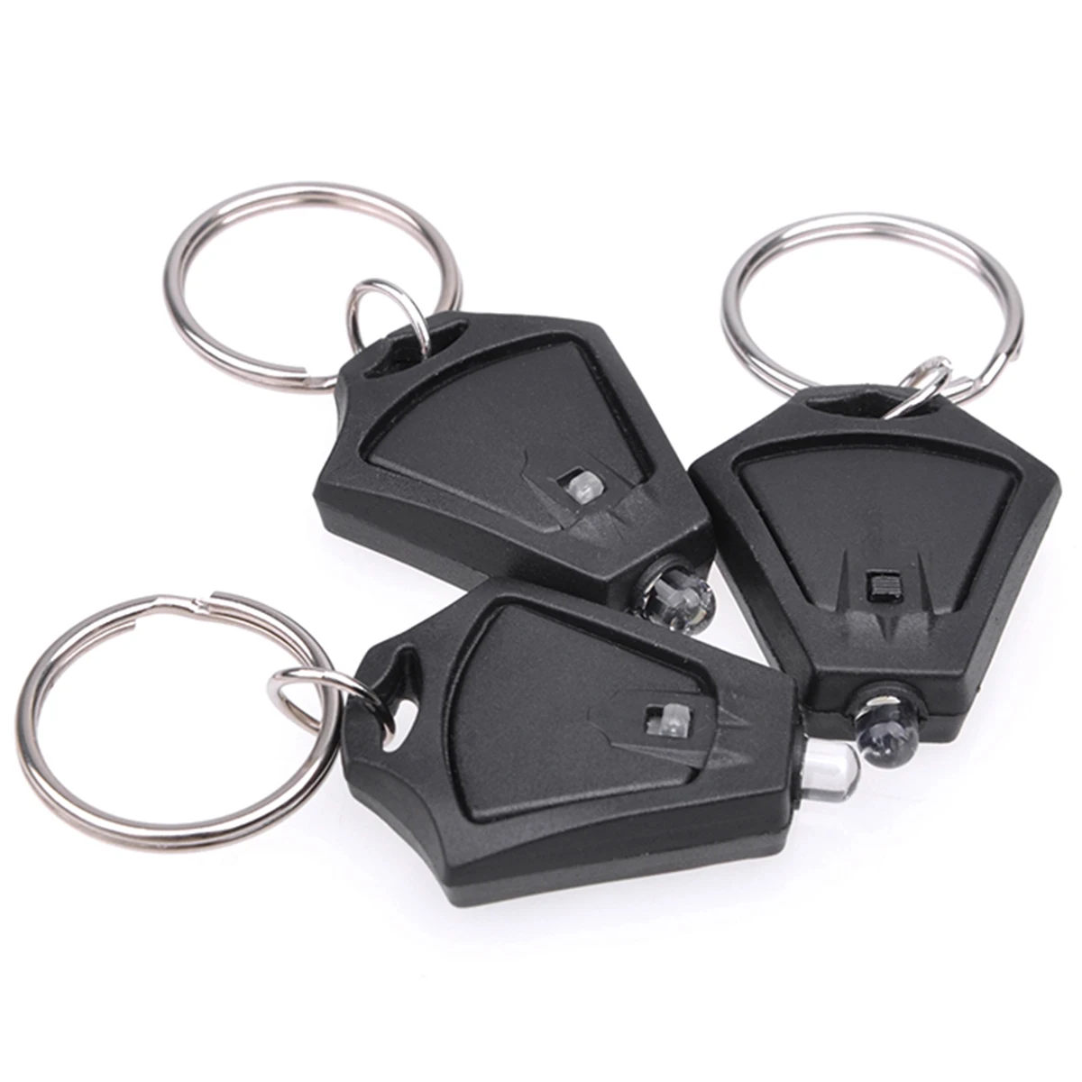 5 PCS LED Light Keychain Mini Flashlight Ultra Bright Key Ring Light