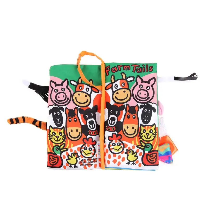 Baby Soft Cloth Book Cartoon Animal Kids Toys Early Children Infant Development Educational Learning Unfolding Activity Book Baby Soft Cloth Book Cartoon Animal Kids Toys Early Children Infant Development Educational Learning Unfolding Activity Book
