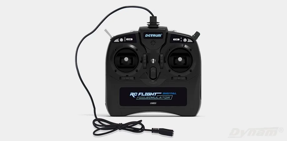 Detrum Dynam 8CH 8-Channel USB RC Flight Simulator DTM-U001 Mode1 6