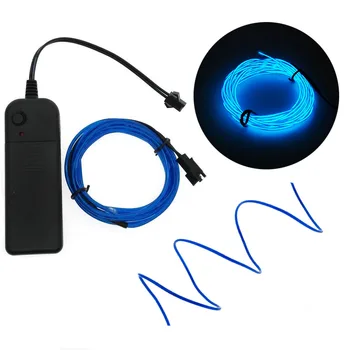 3 m Neon Light Dance Party Decor Licht Neon LED lamp Flexibele EL Wire Rope Tube Waterdichte LED Strip Met controller 3 m Neon Light Dance Party Decor Licht Neon LED lamp Flexibele EL Wire Rope Tube Waterdichte LED Strip Met controller