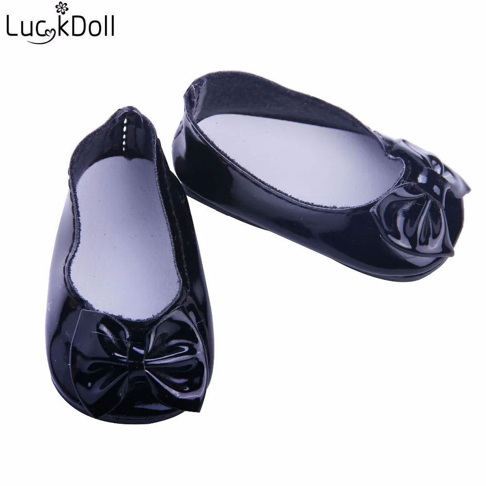 LUCKDOLL черная обувь для 18 дюймовых кукол аксессуары кукол|Куклы| |