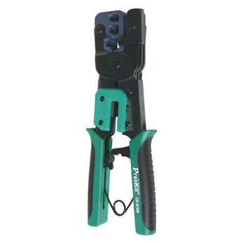 

Pro'skit cp-376m modular crimping tool (225 mm), 4 P 6 P 8 P Ethernet cable crimping pliers, 3 1 playing ratchet pliers