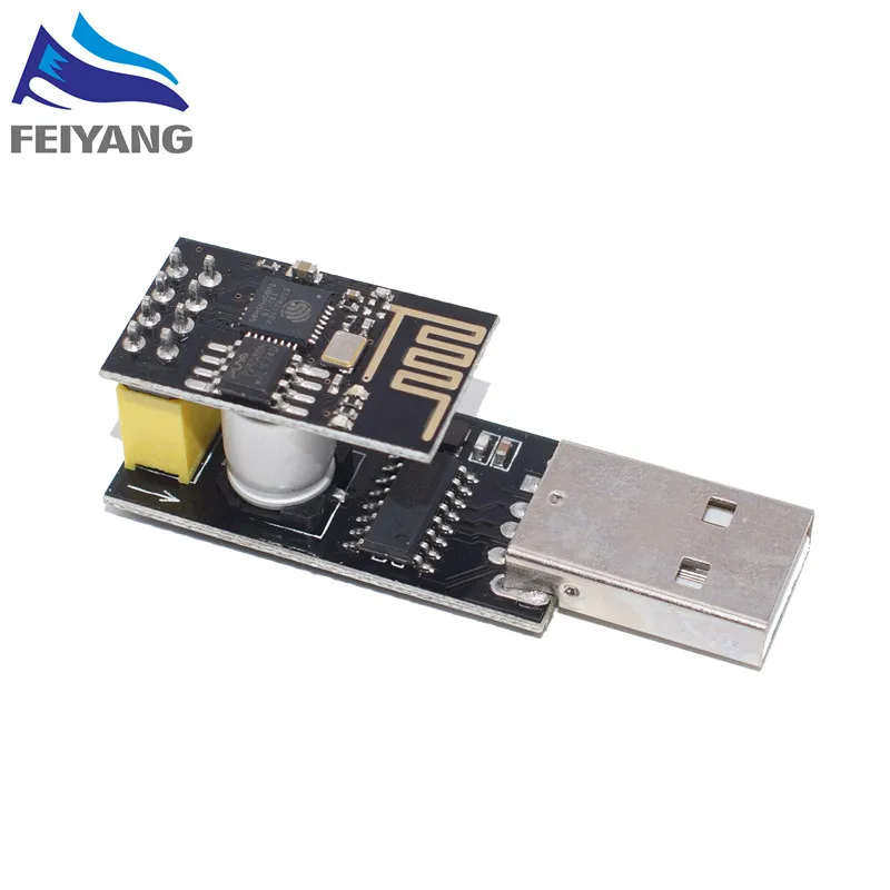 ESP01 программатор адаптер UART GPIO0 ESP-01 Adaptaterr ESP8266 CH340G USB к ESP8266 Серийный беспроводной Wifi модуль разработки платы - Цвет: Adapter with ESP-01