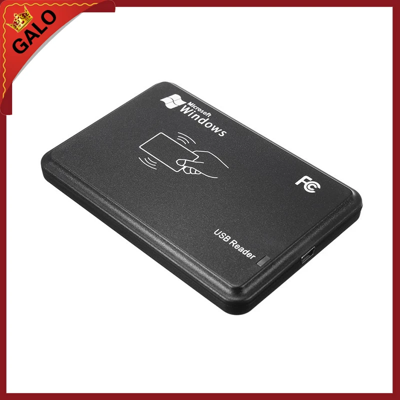 Черный USB RFID Бесконтактный датчик Smart ID EM4001 125 кГц кардридер TK4100