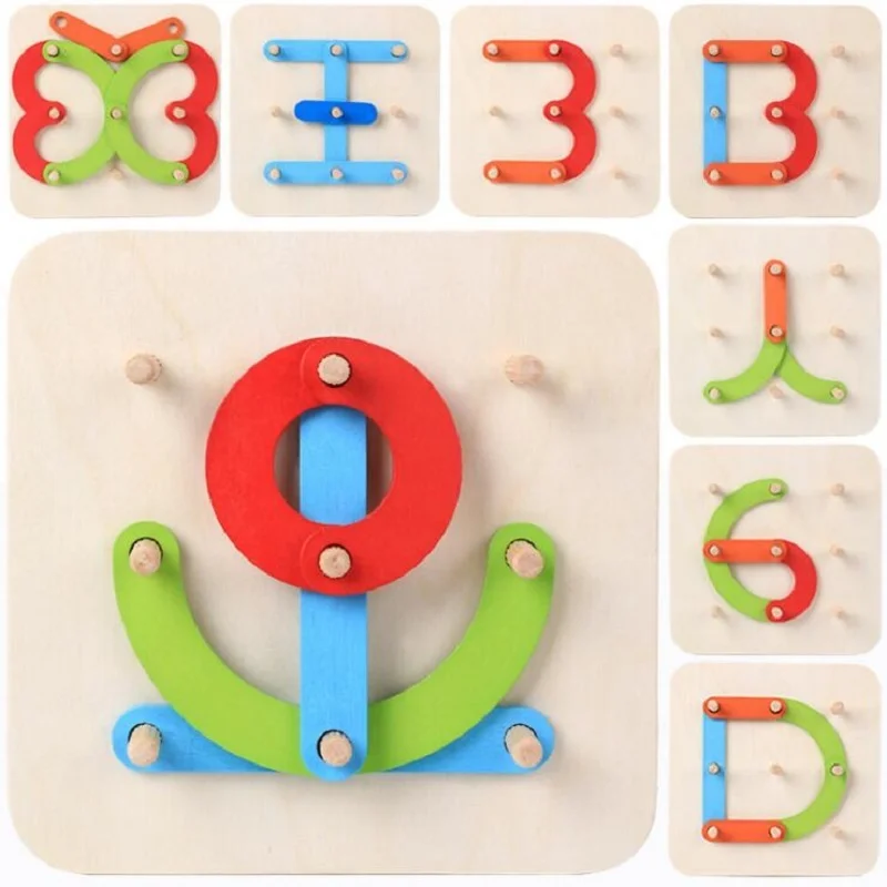 

Wooden Montessori Puzzle Jigsaw Toys For Children Preschool Training Oyuncak Brinquedos Juguetes Brinquedo Oyuncaklar