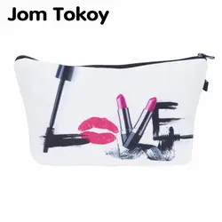 Jom Tokoy модный бренд Несессер для косметики теплообмена печати для женщин Путешествия Макияж сумка портативный косметичка kosmetyczka