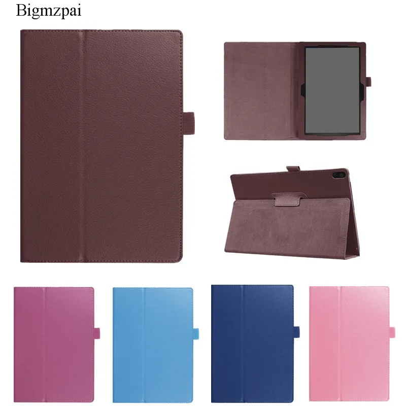 2017 Solid Leather Case For Lenovo TAB 4 10 TB-X304F Tablets for Tab Plus Folding Stand Slim Protective Shell Cover | Компьютеры и