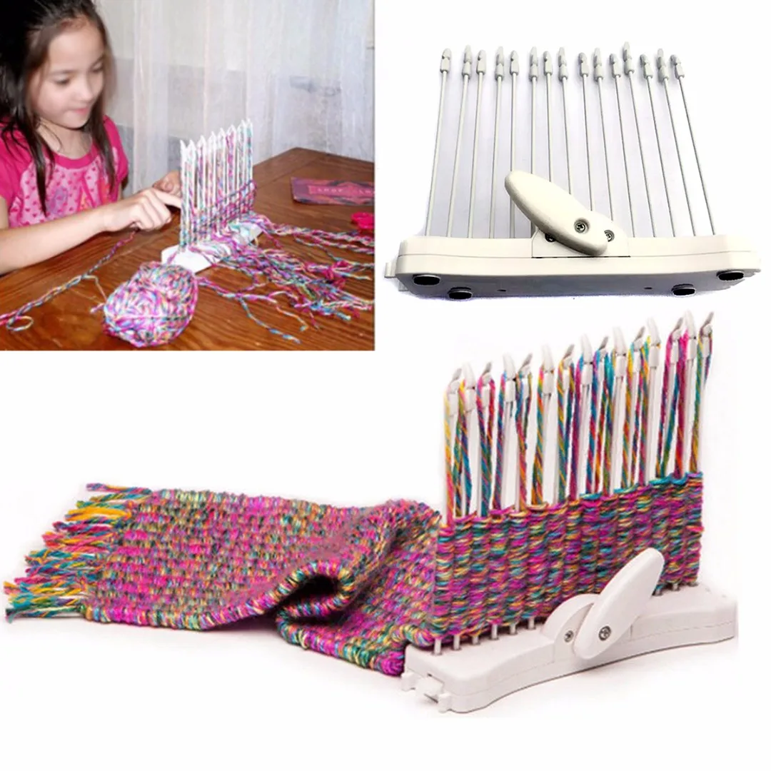 Newest Scarf Knitting Machine Knitting Loom Knit Hobby Tool Kits Craft Needlework