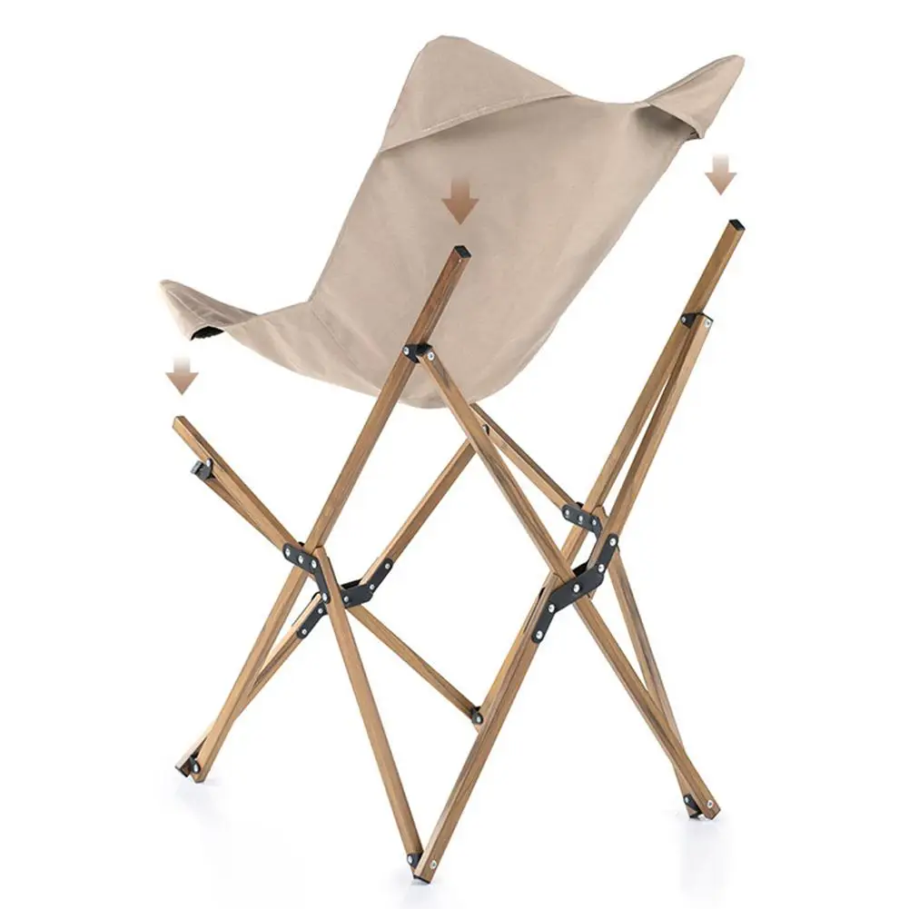  HobbyLane Outdoor Foldable Chair Light-weight Portable Chair Strong High Load 120kg for Fishing Pic