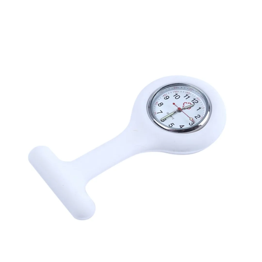 Quartz Fob Nurse Watch 2019 Silicone Brooch Luminous Pocket Watches reloj de bolsillo Doctor Medical Tunic Watch With Battery