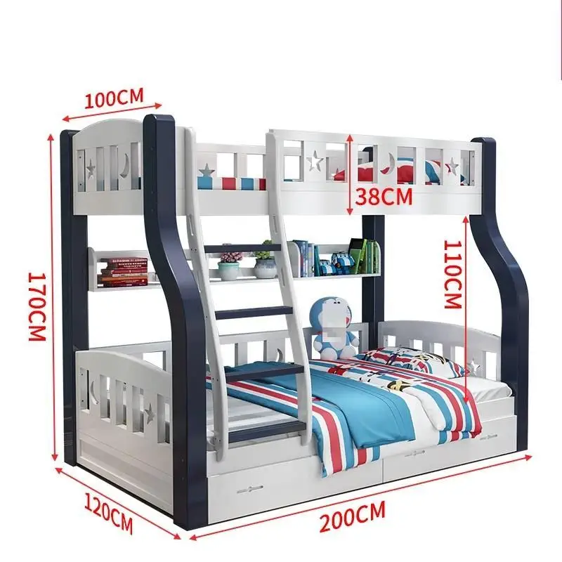 لكل La كازا Infantil مضاءة الشقي مجموعة Matrimonio Recamaras غرفة نوم الأثاث Moderna كاما Mueble دي Dormitorio سرير طبقي مزدوج