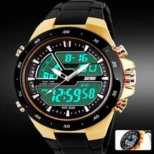 Skmei Men Sport Watches Military Casual Sports Men s Watch Quartz watch Waterproof Silicone Clock Male