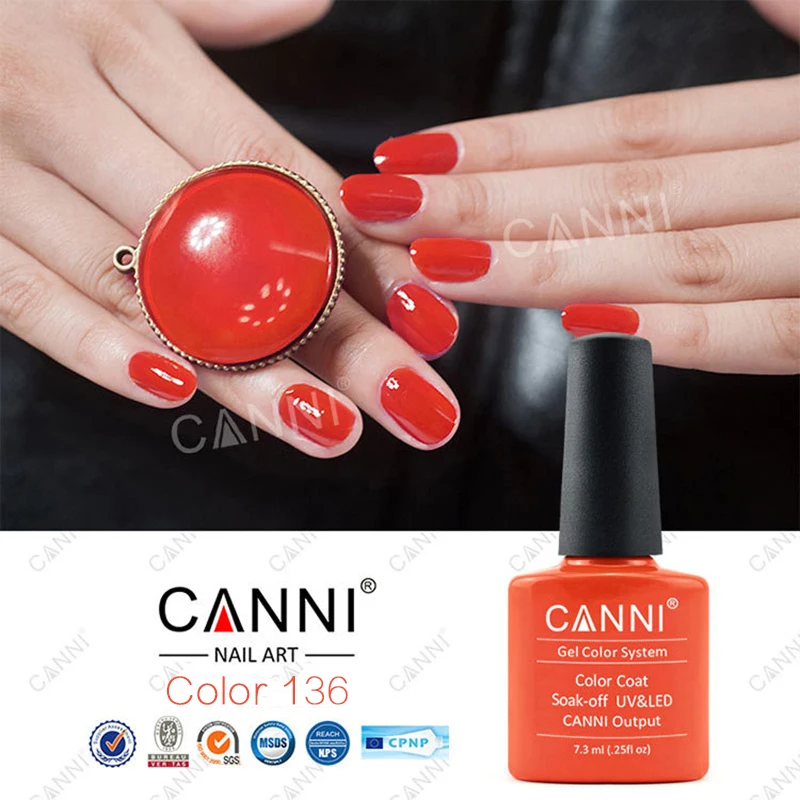 CANNI UV Nail Polish 145-168 Shiny UV Gel Nail Polish Varnish LED Soak Off Glue Nail Art UV Gelpolish 238Colors CN03