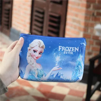 

Disney cute Frozen coin purse student pencil purse children cartoon large capacity princess Elsa and Anna pencil bag