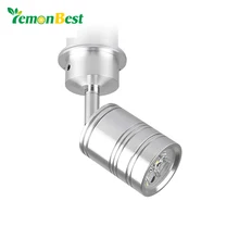 LemonBest, 5 шт./лот, 360 градусов, поворотный светодиодный светильник, лампочка, точечный светильник, 3 Вт, 5 Вт, с движущейся головкой, теплый белый, холодный белый, AC/DC, 12 В, серебристый