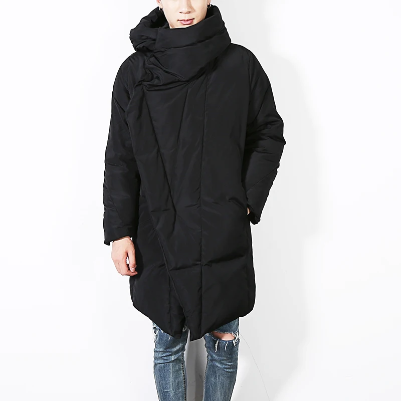 2016 Winter new men s jacket warm long men s hooded casual jacket cotton coat fashion