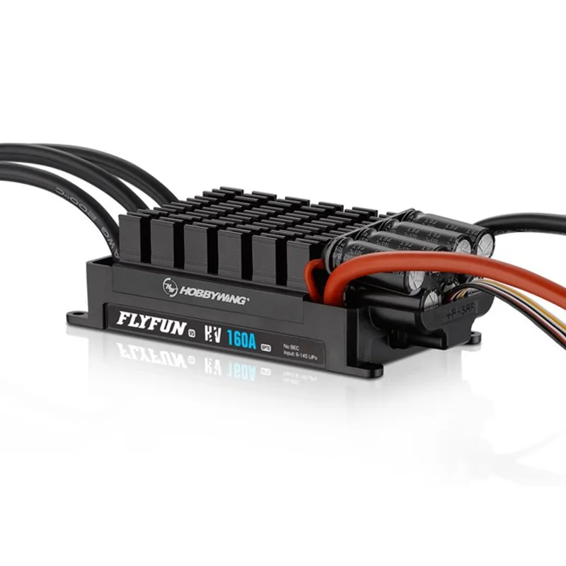 

Hobbywing FLYFUN 160A HV OPTO V5 30201650 ESC high voltage 6-14S LiPo for RC aircraft