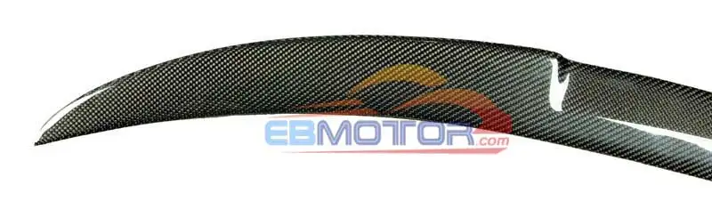 Real carbon fiber V style trunk spoiler for BMW 3-Series F30 F80 M3 4D Sedan 2012UP