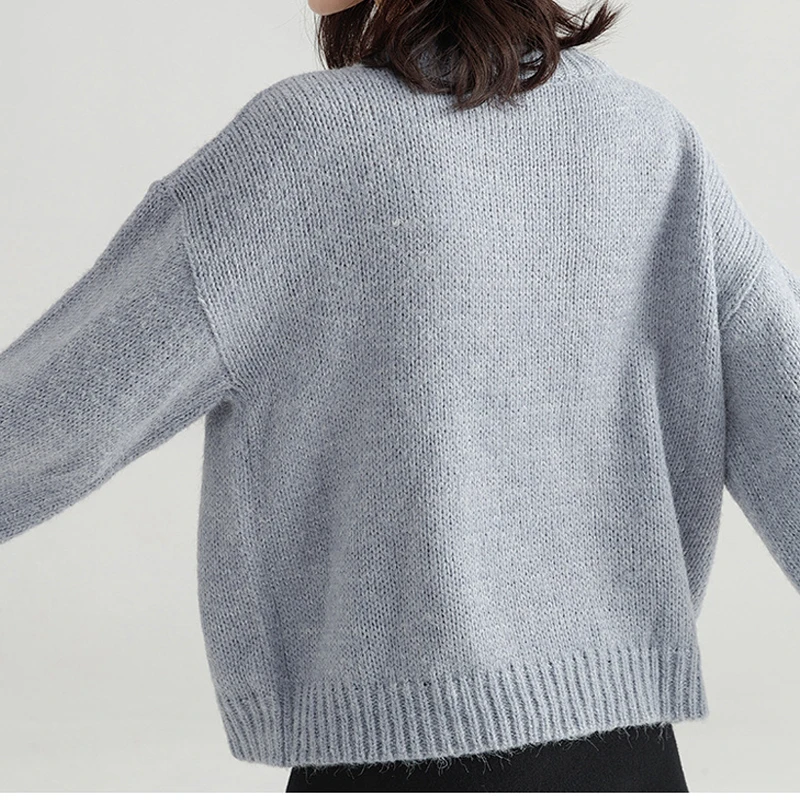 Women Knitted Sweater Warm Winter Clothes Fashion O-neck Pullover Plus size Casual Loose Long Female Tops Shirt Pull Femme Hiver Women Knitted Sweater Warm Winter Clothes Fashion O-neck Pullover Plus size Casual Loose Long Female Tops Shirt Pull Femme Hiver