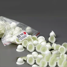 Дизайн, 100 шт, u-образные стерилизованные силиконовые пигментные чернила для тату, колпачки, чашки для тату, чистящие инструменты, принадлежности, аксессуары для тату