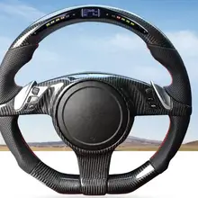 Для Porsche 911 Cayenne Palamera светодиодный спортивный руль из углеродного волокна